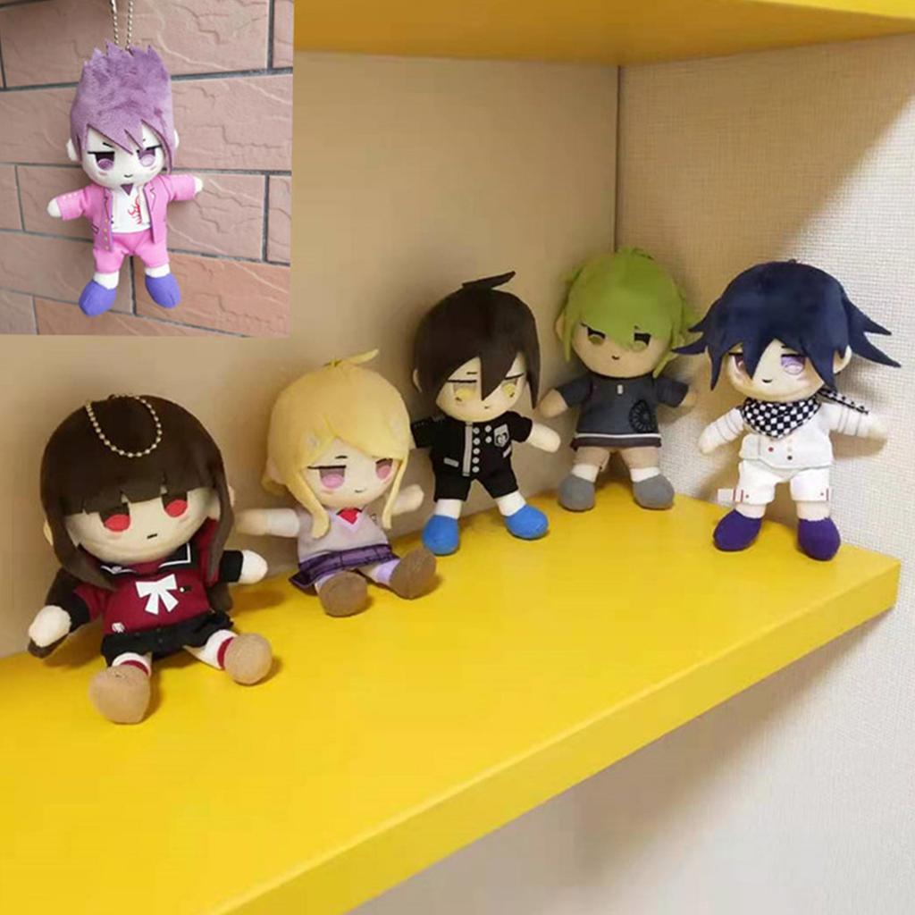 9 Style New Anime Plush Doll Keyring Kokichi Oma Kaito Momota Harukawa Maki Keychain Soft Figure Backpack Pendant Keychain Fans