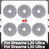 For Dreame L20 Ultra / L30 Ultra / X20 Pro Robot Vacuum Parts Main Side Brush HEPA Filter Mop Pad Dust Bag Spare Accessories