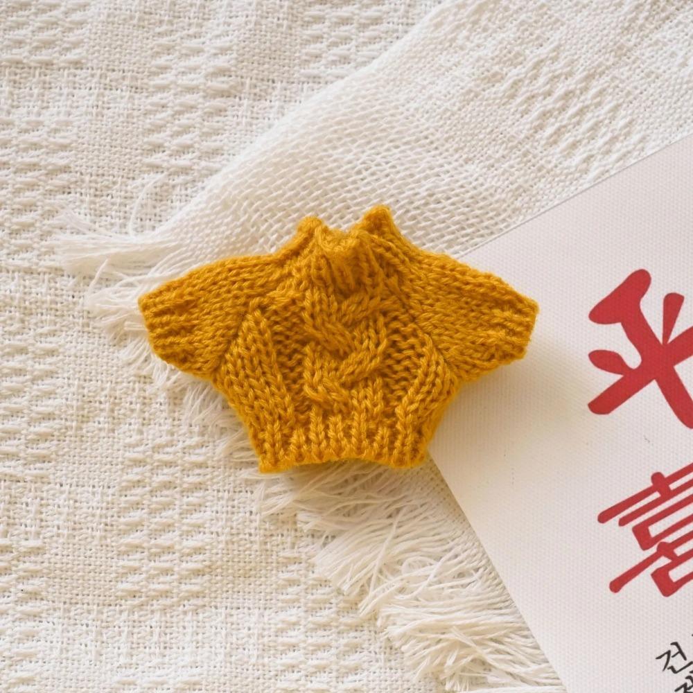 1 Stk. Heißverkauf 10cm Schulleiter Hundebekleidung Miniaturpullover für 1:8 Bjd Spielzeugpuppe Pullover Puppe Weihnachten Tragen Zubehör