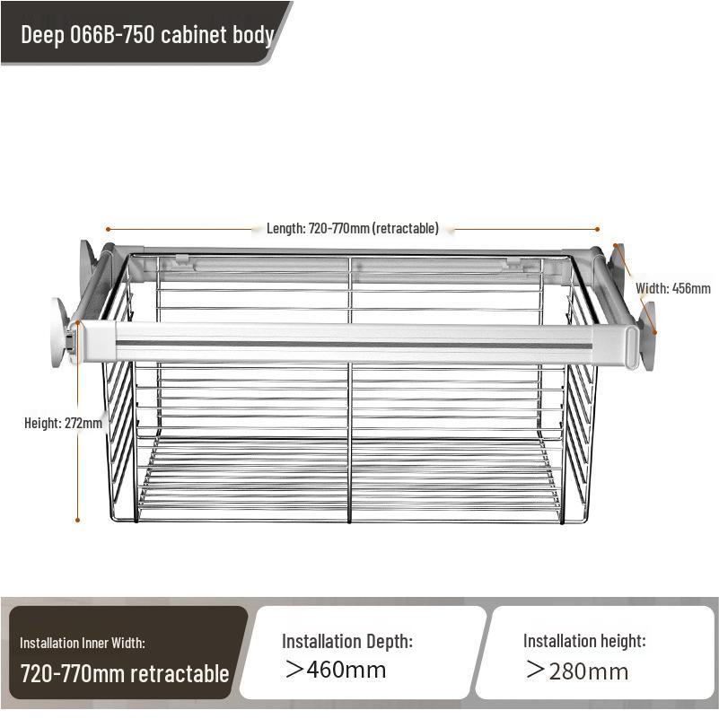 Étagère télescopique extensible pour rangement de pantalons dans une armoire