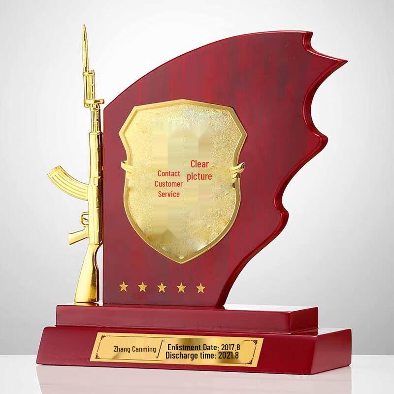 Personalized Military Retirement Wooden Flag Gift