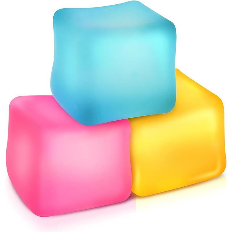 Summer Snowflakes Ice Cube Cubes Maltose Balls Anti-Stress Irritability Toys Stress Balls Adult Stress Relief Squishy Toys Kids