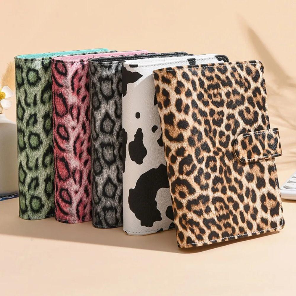 Colorful Handbook Storage Bag PU Money Saving Envelope Soft Budget Binder Planner Budget Planner