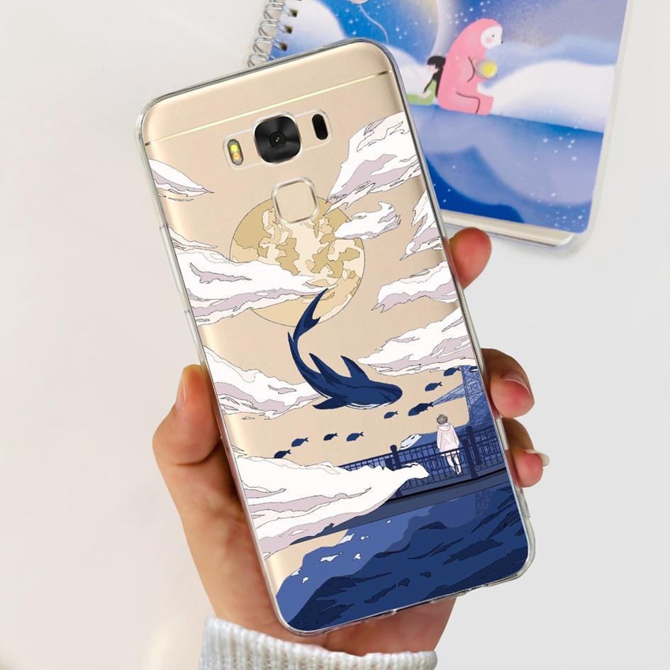 For Asus ZenFone 3 Max ZC553KL Case Popular Flower Butterfly Soft Silicone Phone Cover For ASUS X00DD X00DDA XOODD ZC553KL Funda
