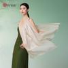 Xiuniang Su Embroidery Mulberry Silk Scarf & Shawl Gift Set