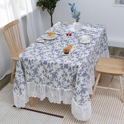 Ins Wind Cotton And Linen Tablecloth Amazon Ethnic Style Lace Lace Table Cloth Internet Celebrity Background Decorative Tablecloth