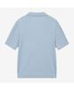 Noseupeiseu Nt7As00B Men'S Cable Short Sleeve Polo Sweater Ice Blue
