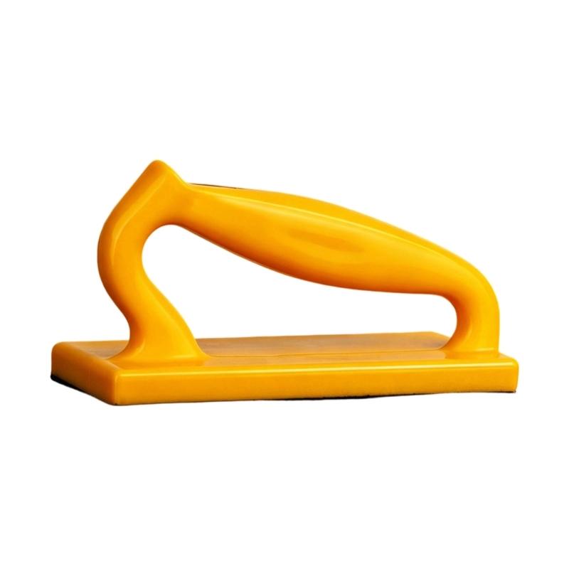 Push Block Handle for Woodworking Feed Tasks ABS Molded Grip with Flat Base Contact for Board Control in Shop Use