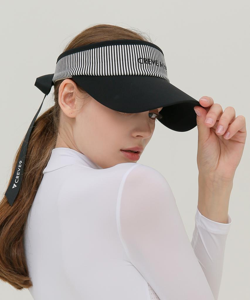 CREVE9 Ribbon Stripe Visor