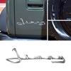 3D Car Styling Chrome Metal Letter Sticker For Jimny Emblem Grand Vitara Sx4 Swift Body Rear Bumper Trunk Tailgate Badge Decor