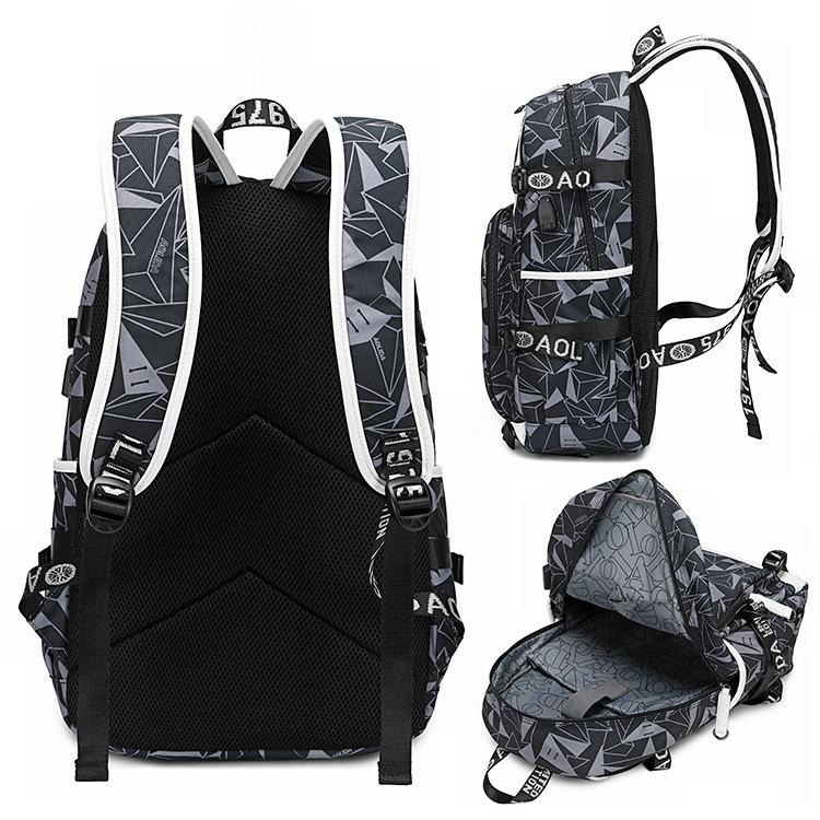 Genshin Impact Kazuha Anime School Backpack Large Capacity for Teens Students Unisex Travel Bag