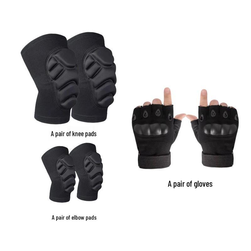 Ginocchiere Tattiche da Uomo per lo Sport: Pallacanestro, Pallavolo, Calcio, Ciclismo, Sci, Lavoro e Protezione del Gomito.