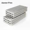 Neodymium Iron Boron Double-Sided Strong Suction Magnets for Fridges, Round and Square Shapes.
