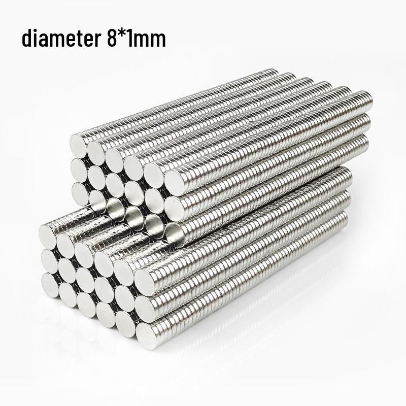 Neodymium Iron Boron Double-Sided Strong Suction Magnets for Fridges, Round and Square Shapes.