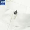 ROMON Men's Half-Zip Stand-Collar Quick-Dry Short Sleeve T-Shirt