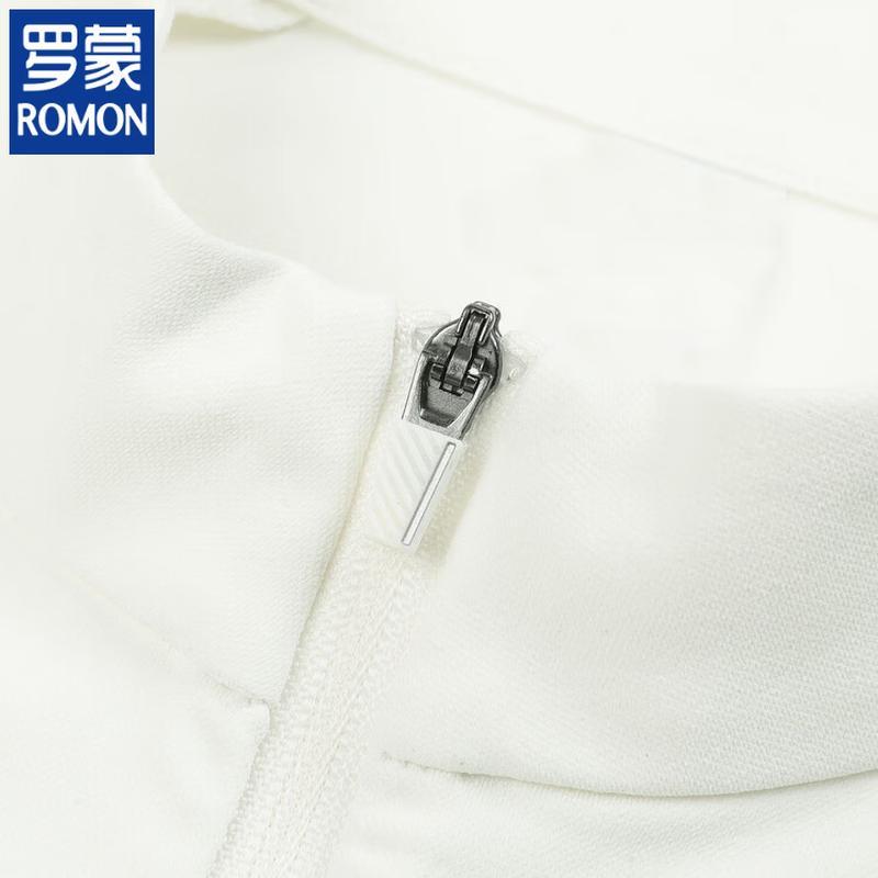 ROMON Men's Half-Zip Stand-Collar Quick-Dry Short Sleeve T-Shirt