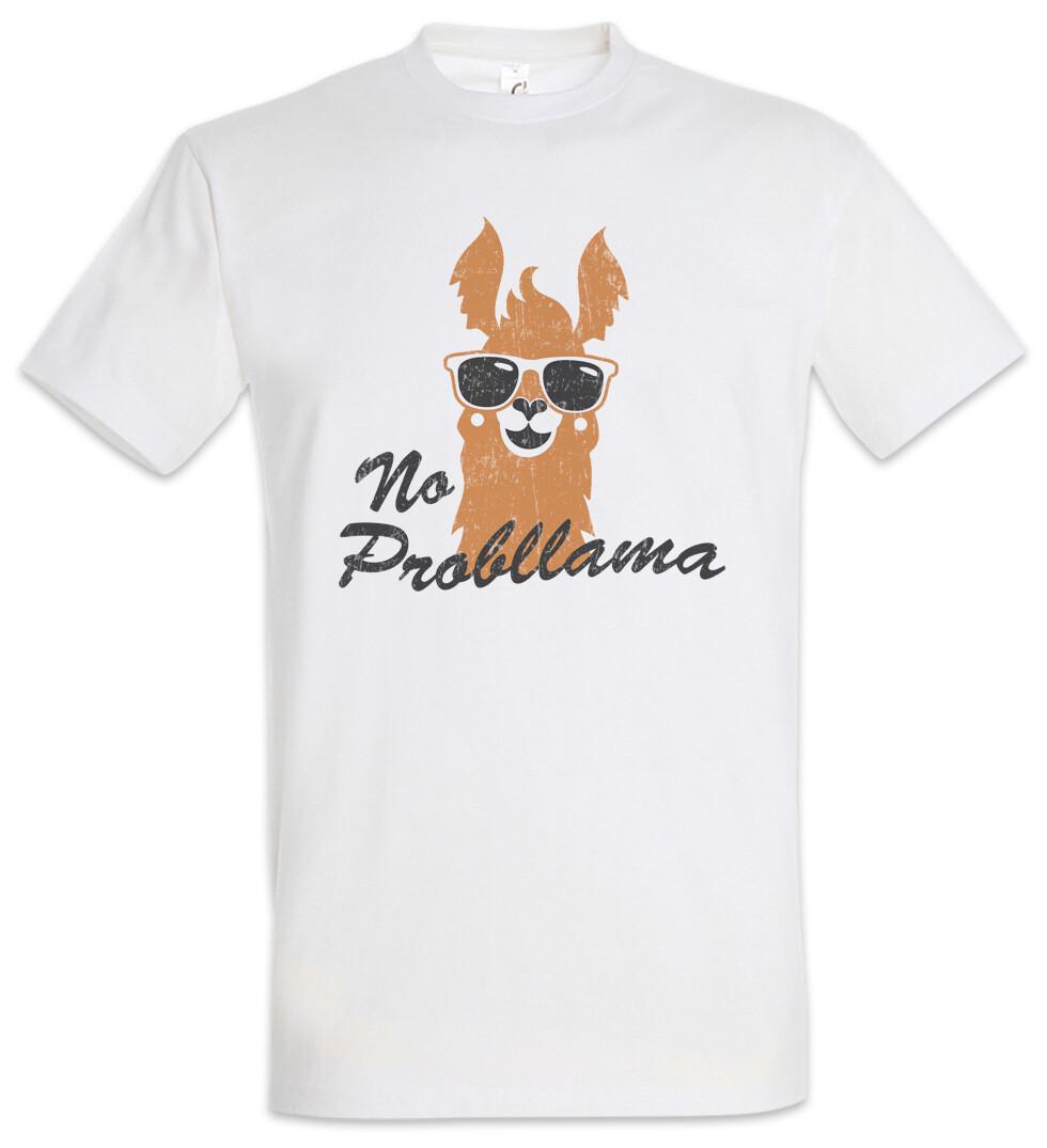 No Probllama T-Shirt Problem Fun Llama Llama Geek Nerd Hysteria Keep Calm- XXL