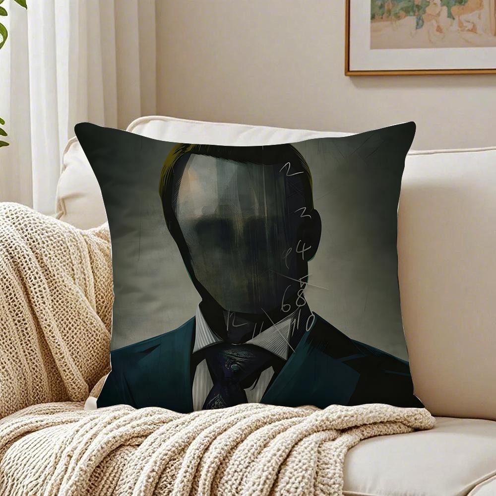 TV Thriller HHannibal Cushion Cover Pillowcase Antidustmite Living Room Sofa Decor Cushion Room