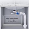 Odur Inhibiting Technology in this Extendable Sink Siphon Pipe Ensures a Fresh Environment While Draining Water Effortlessly