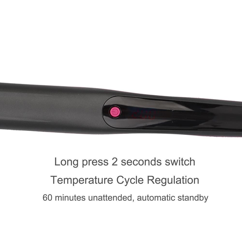 Electric Hair Straightener Comb Anti Scald Beard Straightener Brush  (Black )