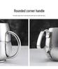 Stainless Steel Sugar Bowl and Milk Cup Set for Restaurant and Hotel Use