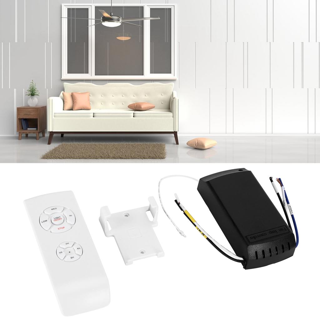 Ceiling Fan Remote Control and Receiver Kit 3 Speed WiFi Ceiling Fan Light Remote Control Replacement