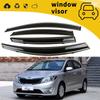 Kia K-Series (2011-2020) Car Door Rain Visor, Window Eyebrow for All-Weather Protection and Styling