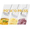 Stainless Steel Potato Masher Kitchen Avocado Tomato Fruit Vegetable Smasher Heavy Duty Fruit Puree Utensil for Cooking