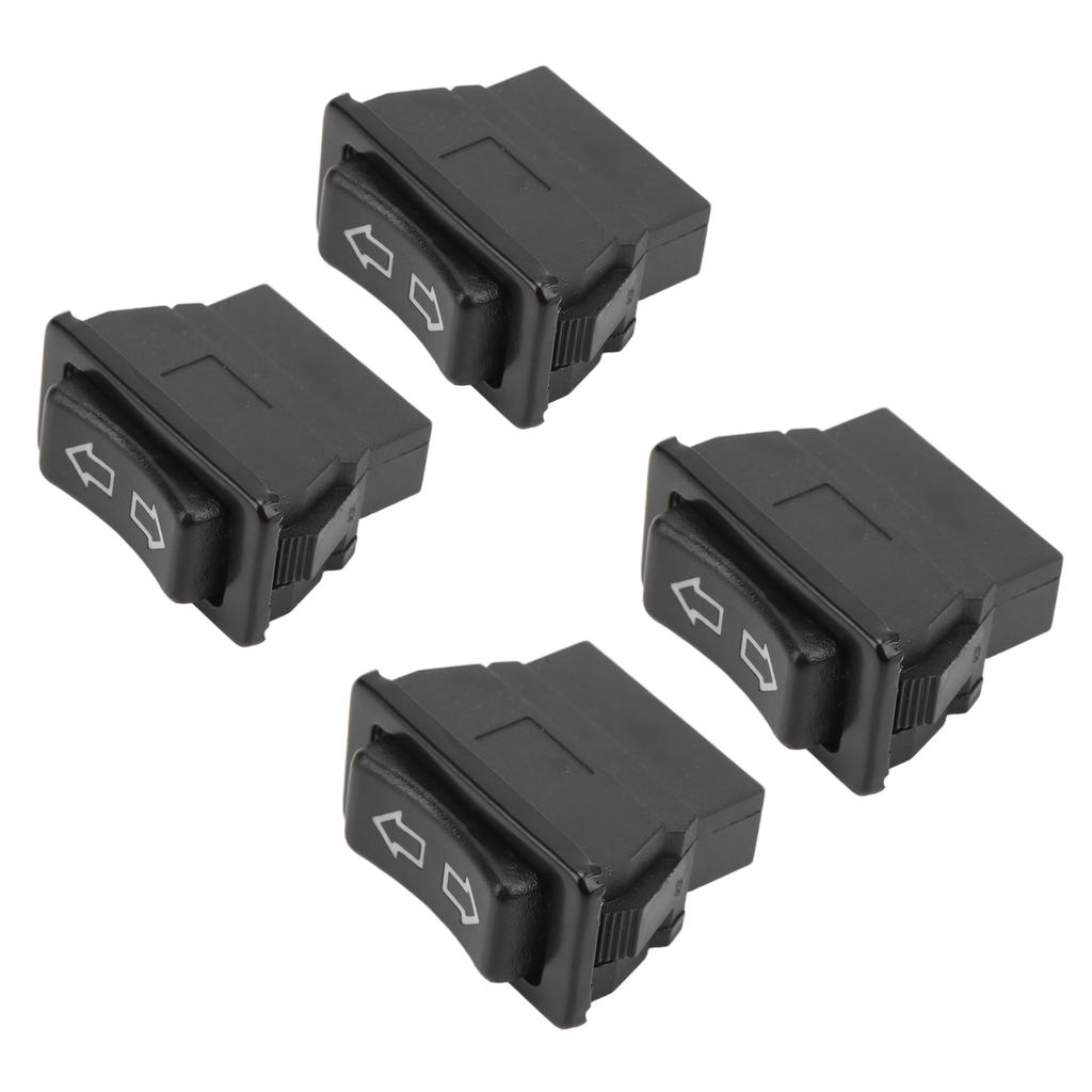 4PCS 5Pin Power Window Switch Car Universal Glass Lift Drive Switches with Green Lamp DC12V 24V
