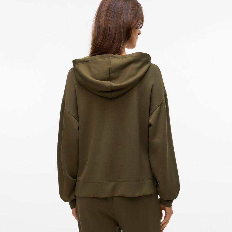 Mesh Hoodie with Ribbon Drawstrings Hali Woman VERO MODA