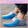 Chaussures décontractées élégantes pour hommes en toile avec design respirant et coupe polyvalente