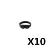 10PCS/LOT MOC Military Building Blocks Soldiers Figure Vest Helmet Belt Mask Earphone Bricks Army Accessories Toys J021
