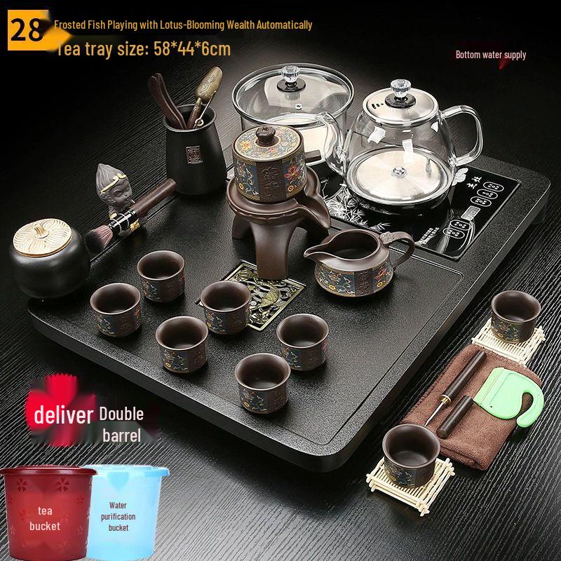 Jiakangming Automatic Zisha Kung Fu Tea Set