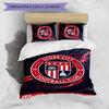Southampton Football Printed 3 Pieces Bedding Set, Comfortable Skin Friendly Bedroom Duvet Cover Set