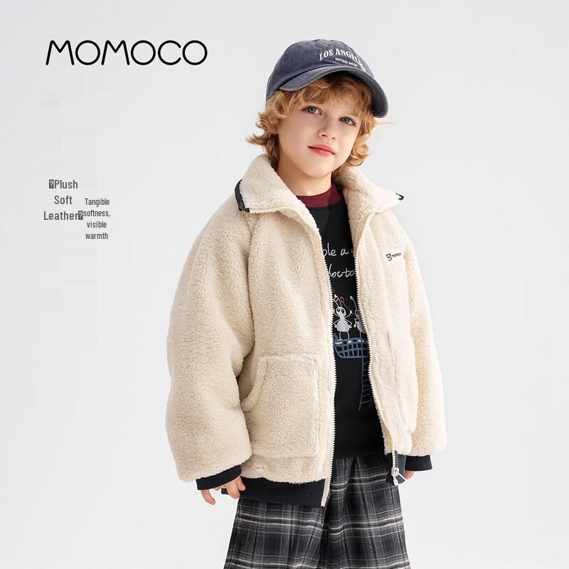 Плюшевая зимняя куртка для мальчиков MOMOCO 120