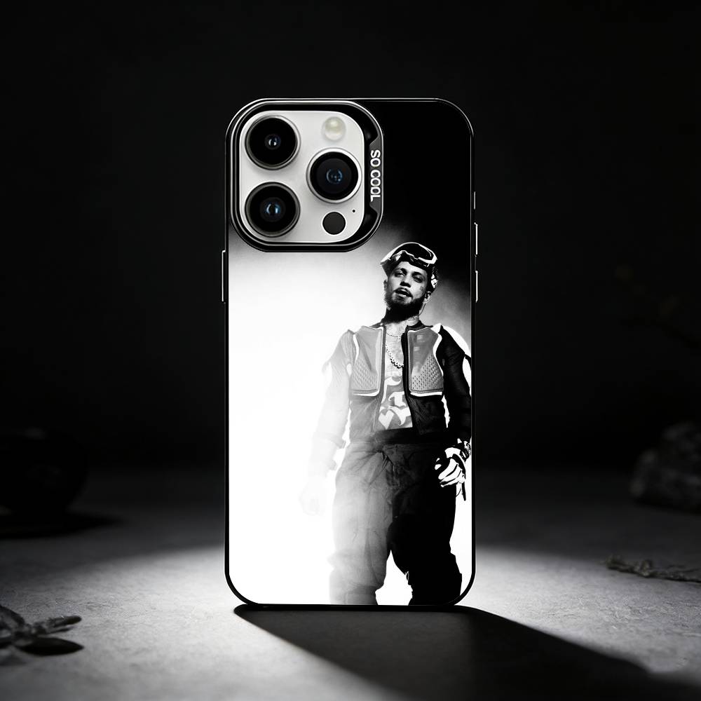 JC Reyes QUEDARSE Phone Case For iPhone 17,16,15,14,13,12,11 Plus,Pro Max,XS,Colored Silver Phone Case