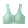 Large Size Ice Silk Front Open Button Bra Seamless Pregnant Women Breastfeeding Vest Gathering Anti-sagging Bra Wholesale