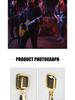 Classic Retro Dynamic Wired Microphone for Stage Performance and KTV