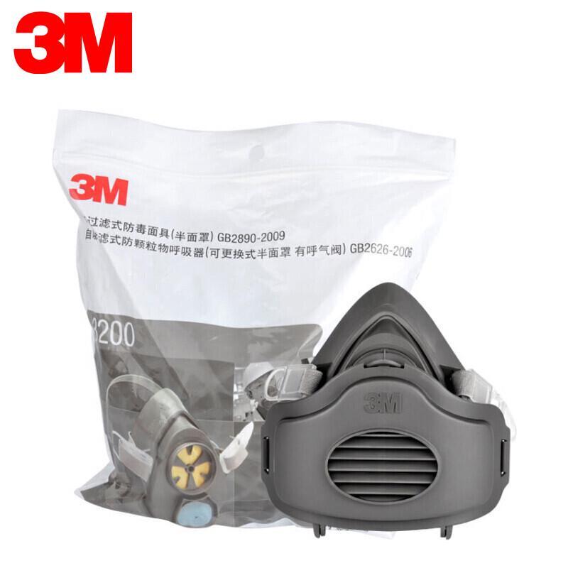3M 3200 Reusable KN95 Dust Respirator Kit