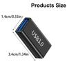 USB3.0 To USB / Type C Adapter, Female / Male USB3.0 Connector Fast Speed Charging Data Transmission Adapter