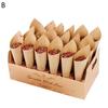 Confetti Cone Box Food Grade High Durability 5 Styles Confetti Candy Food Cone Holder Party Paper Tray Party Supplies