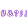 Cutter 40pcsset Icing Mold Mould Alphabet Number Letter Fondant Cake Decorating