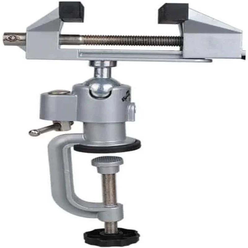 Multifunctional Aluminum Alloy Rotary Bench Vise Electric Drill Bench Vice Mini Grinder Angle Grinder Universal Support