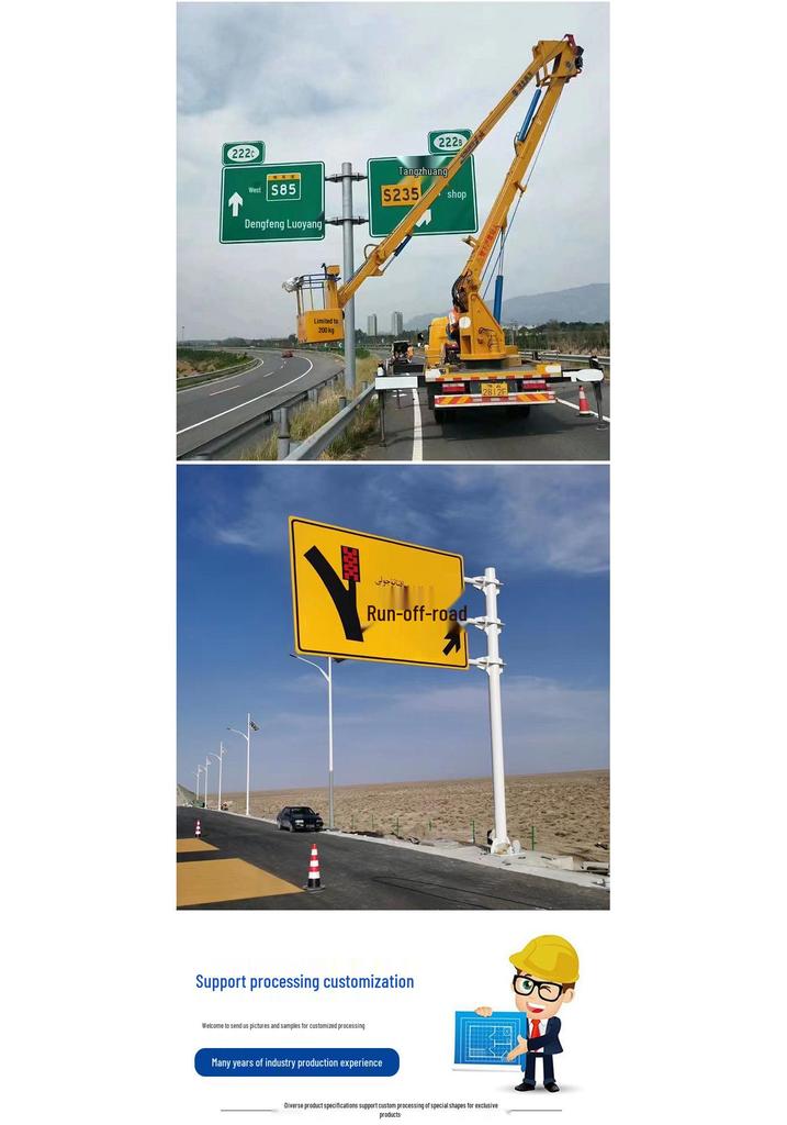 Traffic and Road Signage: Signposts, Parking Lot, Height & Speed Limits, Highway Warnings, Anti-Collision Signs