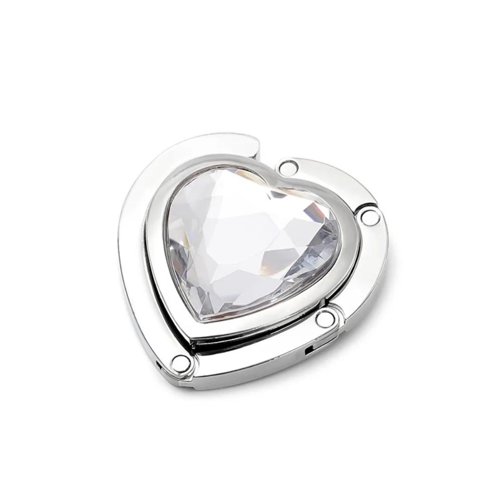 1 шт. Крючок для сумки со стразами Студенческий настольный крючок Портативный вешалка для сумочки Части сумки Складной Прочный крючок-держатель для сумочки