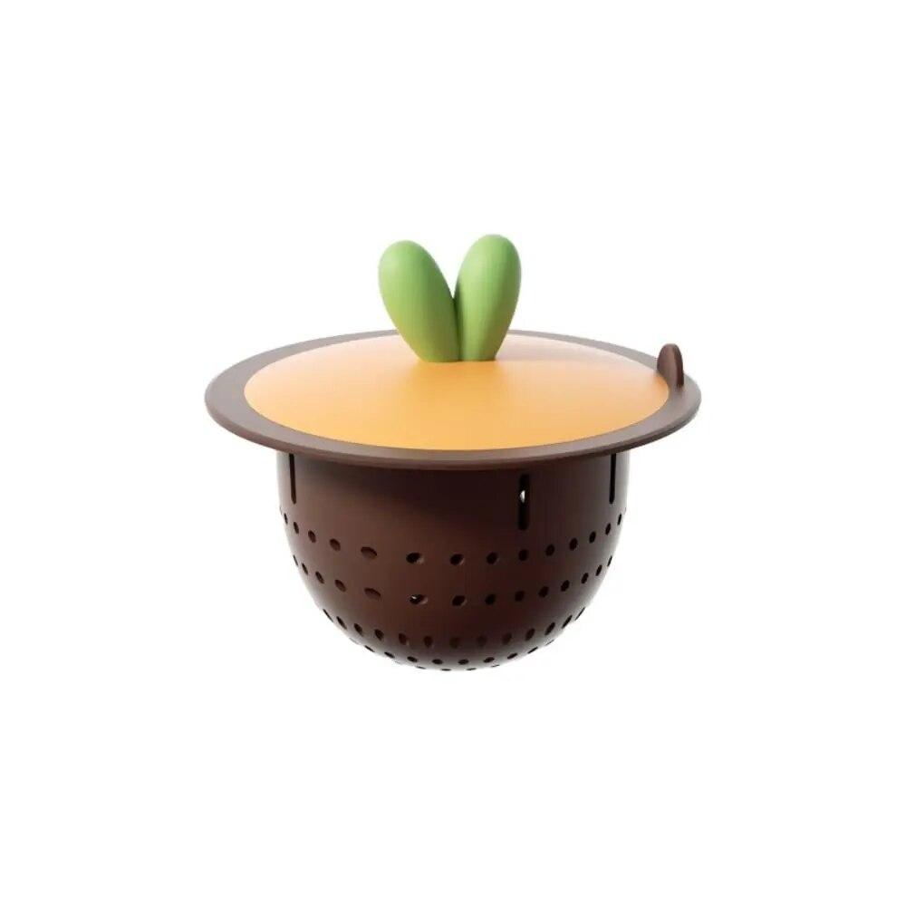 

Антиблокирующий фильтр для кухонной мойки, прочный антизапаховый улавливатель волос, сетка для защиты от протечек, универсальные аксессуары для мойки, антизасорение ARI коричневый