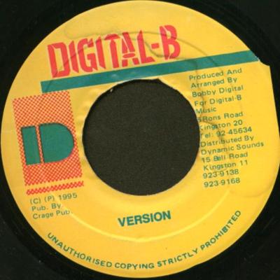 7inch Record LUPA - Tounge Tie NONE Digital-B 1995 Jamaica Reggae, Ska & Dub Used