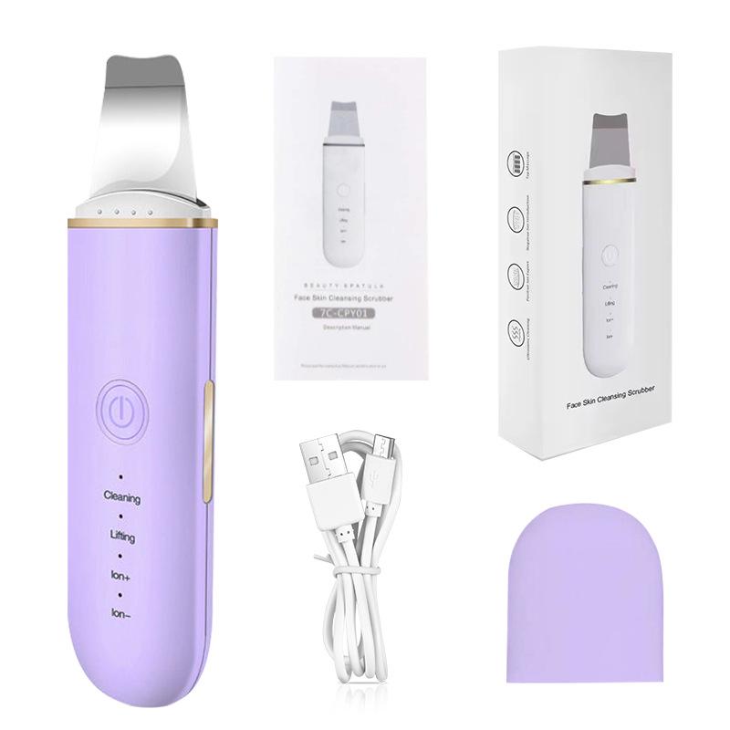 Ultrasonic Skin Scrubber | Blackhead Remover & Facial Pore Cleaner | Beauty Device Peeling Machine