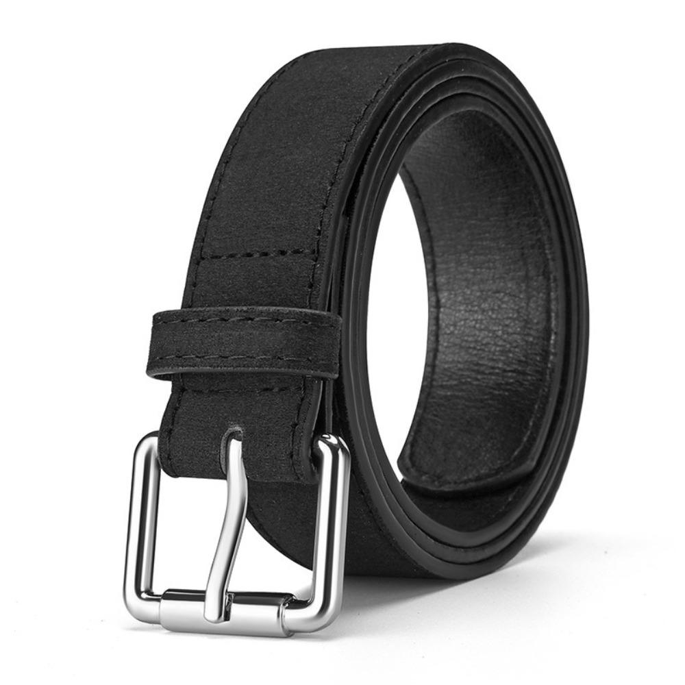Ceinture polyvalente en cuir suédé Ceintures décontractées pour pantalon et robe Nouvelle boucle ardillon Ceinture de taille Cadeau
