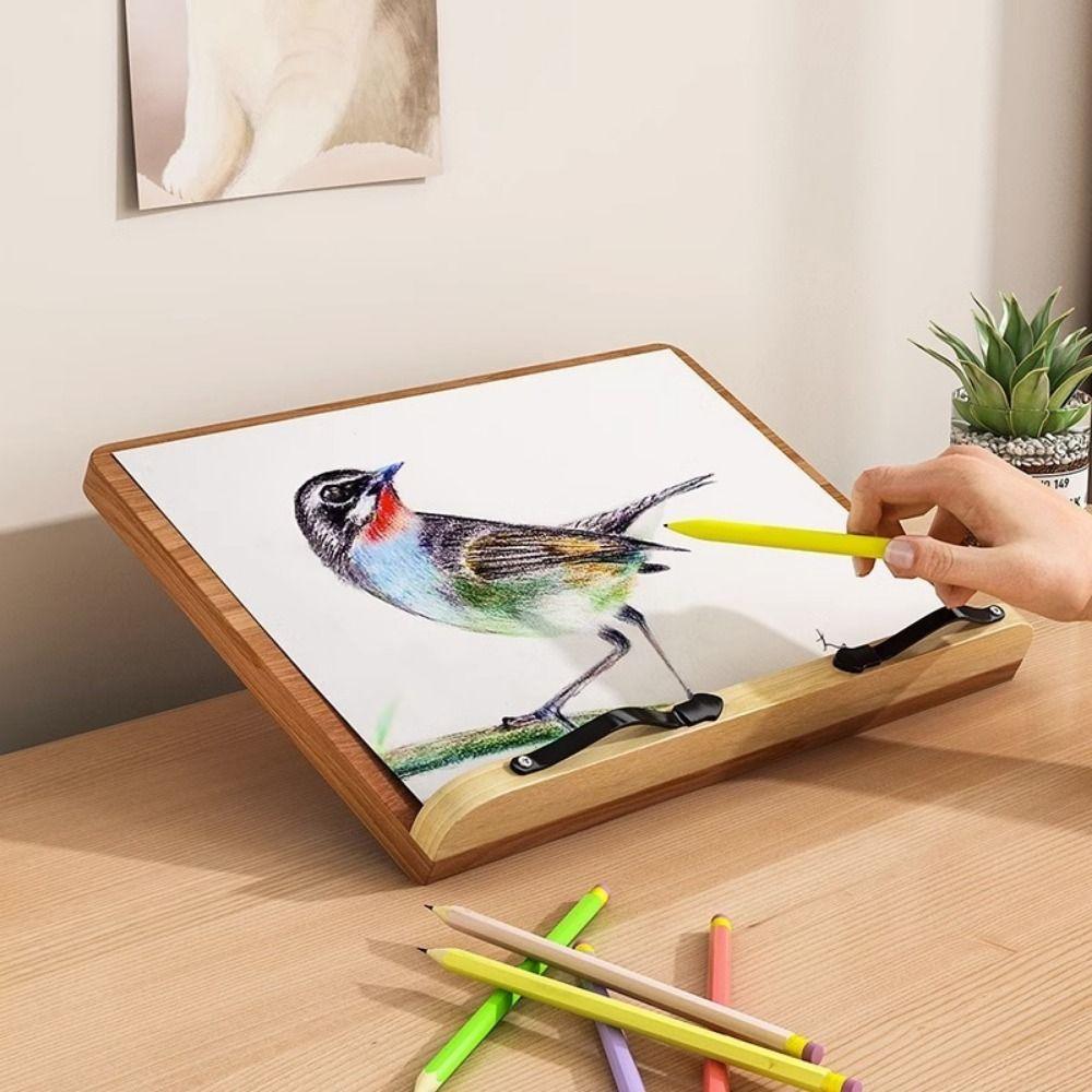 Multi-Position Support Book Holder Tray Adjustable Angle Reading Rest Tablet  Student Study